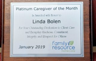 platinum caregiver profile Linda Bolen