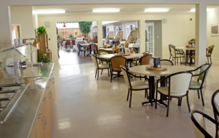 assisted living dining hall